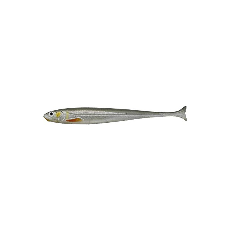 IMAKATSU #S-228 Half Skeleton Green Ayu Worm, Huddle Fly, 3.5