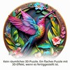 KaayeeWood Holzpuzzle Erwachsene,300 Teile Bunter Kolibri Holz Puzzle