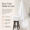 Large 100% Organic Cotton Bath Towels 4 Pack, 30x60 in,
