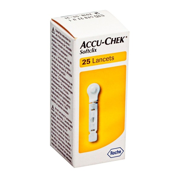 Accu Chek Softclix Lanceta, Pack De 25, Pack of 1