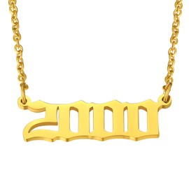 FindChic 2000 Necklace Gold 2000s Necklace