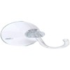 Merriway BH04115 (6 Pcs) Clear Plastic Suction Hook with Plastic