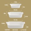 Sweejar Baking Pans Set, Ceramic 9x13 Baking Dish with Handle,