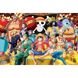 ENSKY One Piece Dress, Your Treasure! Premium Foil Jigsaw Puzzle, 19.7 x 29.5 inches (50 x 75 cm), JIGSAW PUZZLE 1000-588, For 6 Years and Up