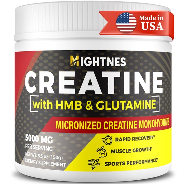Mightnes Creatine Monohydrate - Creatine Powder for Men - Creatine