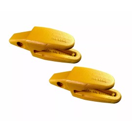 2- Cat Style Backhoe / Mini Excavator Bucket Shanks - 119-3204  1" Lip Thicknes