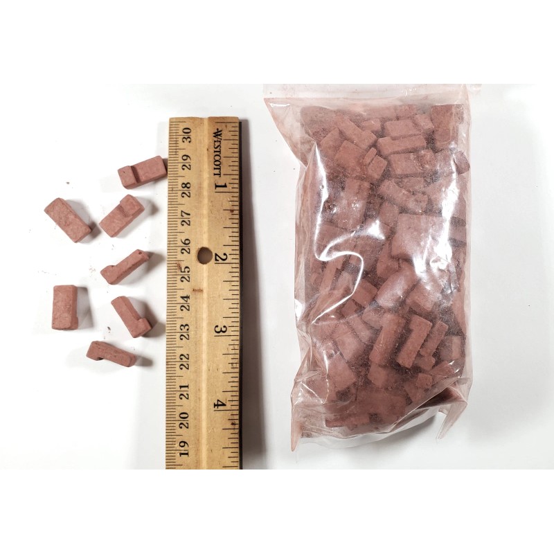Andi Mini Brick & Stone Dollhouse Brick Corners Red Brick