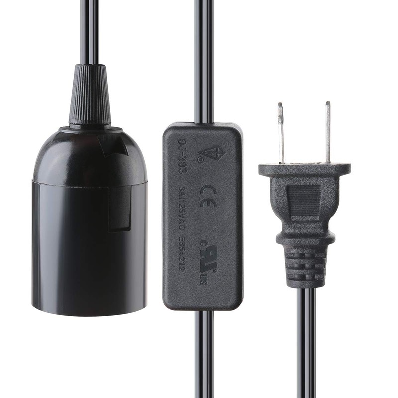 2-Pack Extension Hanging Lantern Cord Cable UL 375W with E26