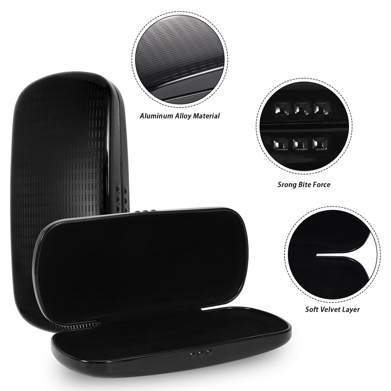 Hifot Metal Eyeglass Case, Glasses Case Hard Shell, Aluminum Spectacles