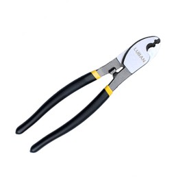 LUBAN 8 Inches Heavy Duty Cable Cutter, High Leverage Cutter for Aluminum, Copper, Wire, Communications Cable, Cutting Range: 10mm/0.4in.