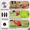 ONEVAN 3-in-1 Cordless Lawn Mower, With 2 x 3.0Ah Batteries,