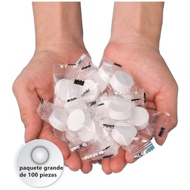 100 unidades de toallas comprimidas，toallitas para acampar, Summits Point - Toalla mágica comprimida de 100 piezas, servilleta, papel para monedas, desechable, solo agregue agua