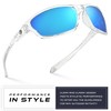Nitrogen Polarized Wrap Around Sport Sunglasses for Men Women UV400