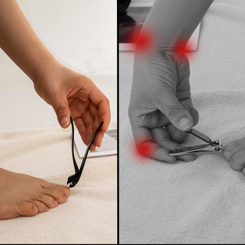 Toe Nail Clippers for Seniors, Mens with Wide Jaw Opening,