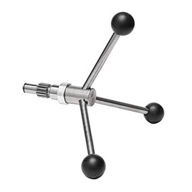 WABECO 3-Spoke Turnstile Z Axis for WABECO Drill Stand Milling Stand BF Made in Germany