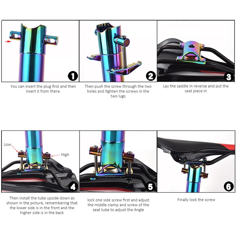Aluminum Alloy Bicycle Seatpost 33.9mm Folding Cycling Road Mountain Bike