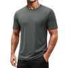 MAGCOMSEN Mens Workout Shirts Dry Fit Short Sleeve Running Tee