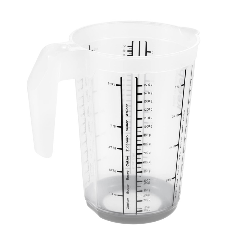 keeeper Massimo Nordic Grey 1.5 Litre Non-Slip Measuring Jug
