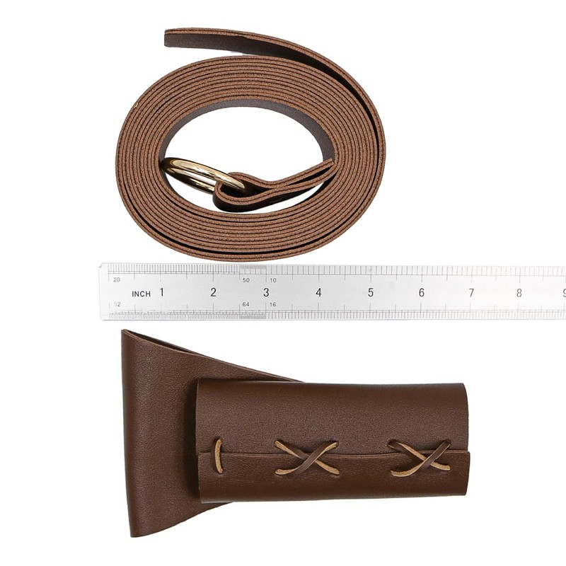 Tiardey 2 Pack Medieval Belt and Sword Sword Holster for