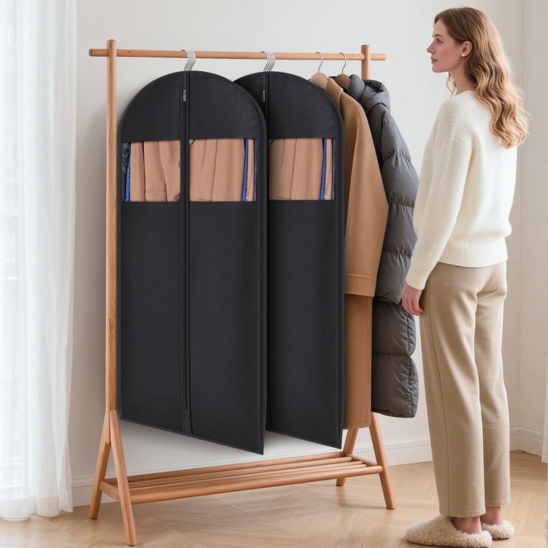 Syeeiex 54'' Space Saving Hanging Garment Bag with Self Compression