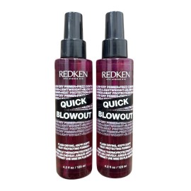 Redken Quick Blowout Heat Protecting Formula 4.2 oz. Pack of 2.