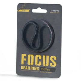 TILTA Seamless Lens Focus Gear Ring φ85-87mm for Tilta Mini Follow Focus Nucleus-Nano DSLR Cameras, 360° Rotation 0.8 MOD Focus Gear Camcorder Lens Accessories TA-FGR-8587