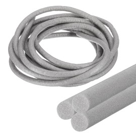 PATIKIL 1/4" x 10 ft Foam Backer Rod, Foam Caulk Saver Concrete Expansion Joint Filler Weather Strip for Sealing Concrete Gaps, Crack Joint Sealer, Grey