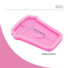 Shiny Glossy Coffee Cup Making Silicone Molds Keychain Polymer Clay Mold Necklace Epoxy Jewellery Silicone Mold Resin Crafting Molds DIY Keychain Mold