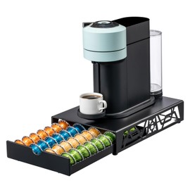 Nespresso Pod Holder Pod Drawer Cabinet Pod Storage Rack For Counter,(40 Pods)