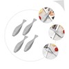 Mobestech 4pcs Multi Function Fish Tweezers Stainless Steel Hair Removers