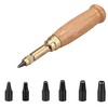 Wjelet Adjustable Screw Hole Punch, Precision Leather Screw Punch Tool