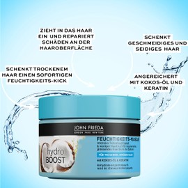 John Frieda Deep Sea Hydration Moisturising Mask - Contents: 250 ml - Hair Treatment - Intensive Vitalisation and Strengthening