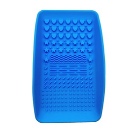 Royal Care Cosmetics Silicone Portable Makeup Brush Cleaning Mat Baby Blue