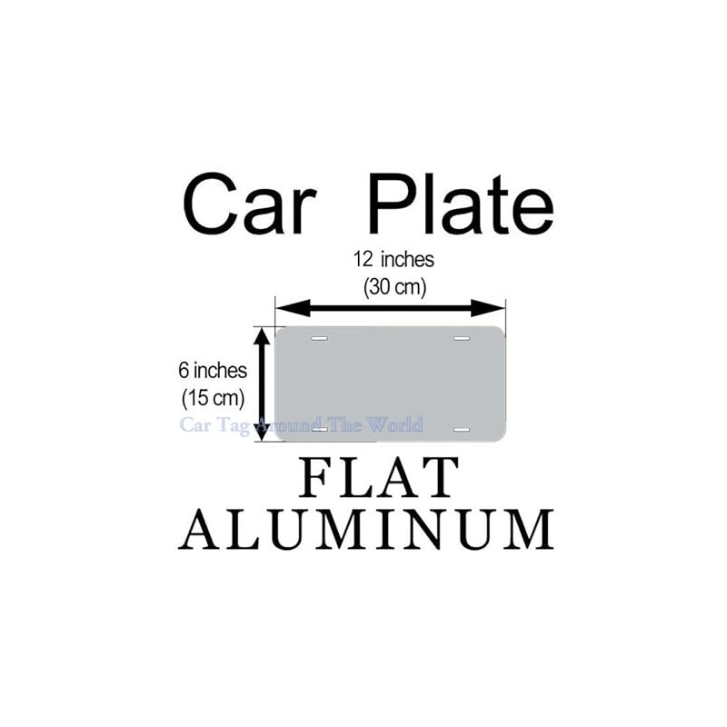 Silver Ghost Novelty Car License Plate