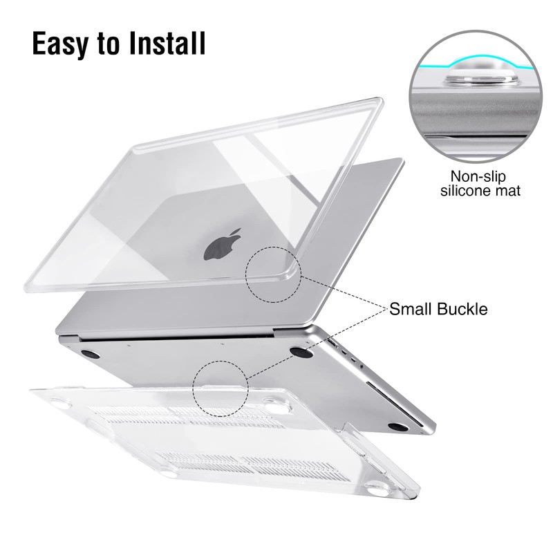 EooCoo Case Compatible with 2021 M1 MacBook Pro 14 Inch