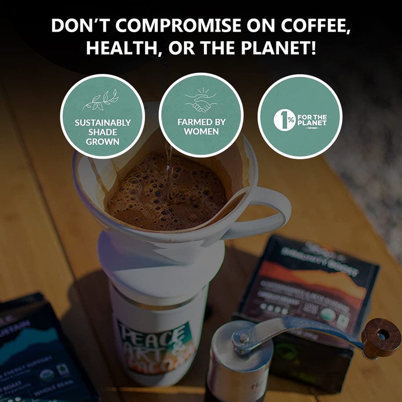 Peak State Brain Sustain Coffee with Benefits, Light Roast –