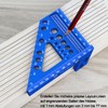 3D Mitre Angle Multifunctional 22.5-90 Angle Measure Aluminium Alloy High