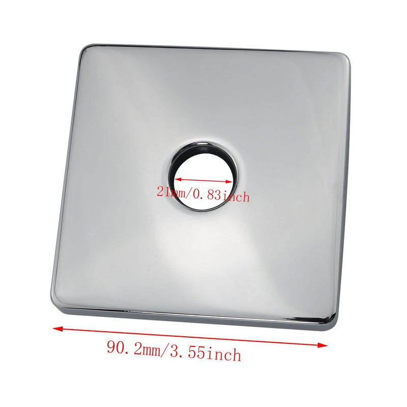 DGBRSM Shower Flange Cover 3.5 Inch Extra Large Square Escutcheon