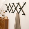 SKOLOO Hat Rack for Wall with 14 Hooks, Solid Wooden,