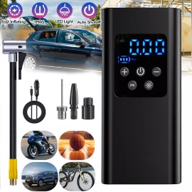 150 PSI Digital Tire Inflator Car Air Pump Air Compressor Electric Portable 12V