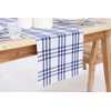 PurpleEssences Homestead Plaid Table Runner 14 x 108 inch Classic