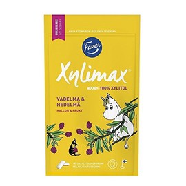 Fazer Xylimax Moomin Raspberry - Fruit - 100% Xylitol - Chewing Gum - Bubble Gum for Kids