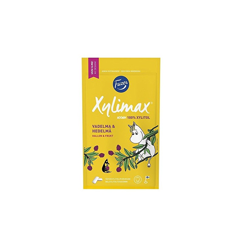 Fazer Xylimax Moomin Raspberry - Fruit - 100% Xylitol -