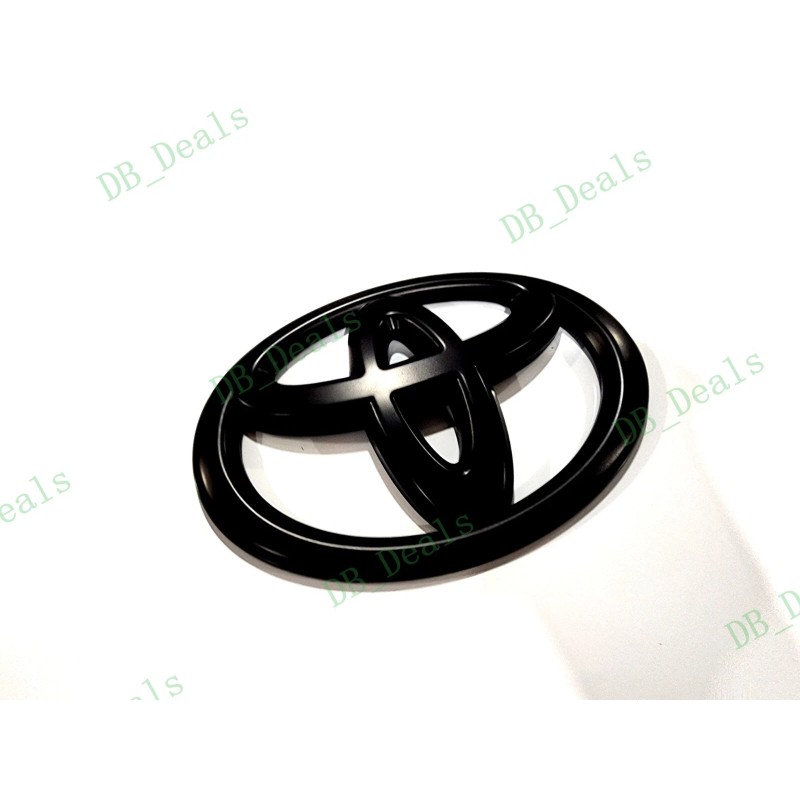 TOYOTA Overlay Matte Blackout Overlay Front Grille Emblem Badge 2022+