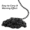 Black Plastic Chain Barrier 3 Meter Length, 8mm Thickness |