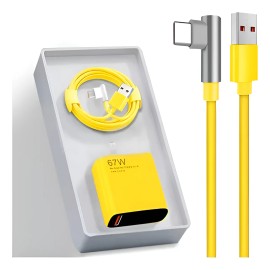 Cargador Rápido Tipo C De 67 W Para Redmi Note 13 12 11 Pro Amarillo