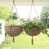 Natural Seagrass Hanging Planter Basket Set, Indoor Plant Pots, Boho