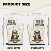 GOSJINNK 2 Pcs Cute Cat Oven Mitts Gifts - Time
