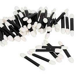 100 Pcs Eyeshadow Applicators Disposable Double Sides Brushes Sponge Makeup Applicators Eye Shadow Sticks for Women