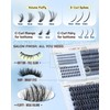 CORUSCATE Lash Clusters Spikes with Bottom Lashes 120D Eyelash Clusters